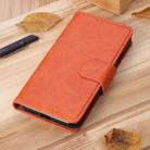 For Motorola Moto G34 5G Nappa Texture Flip Leather Phone Case(Orange) - 2