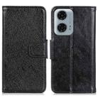 For Motorola Moto G24 Power Nappa Texture Flip Leather Phone Case(Black) - 1