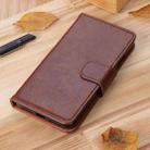 For Motorola Moto G85 Nappa Texture Flip Leather Phone Case(Brown) - 2