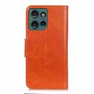 For Motorola Edge 50 5G Global Nappa Texture Flip Leather Phone Case(Orange) - 3