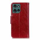 For Motorola Edge 50 Neo Nappa Texture Flip Leather Phone Case(Red) - 3