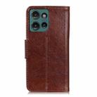 For Motorola Edge 50 Neo Nappa Texture Flip Leather Phone Case(Brown) - 3