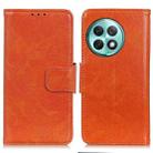 For OnePlus Ace 2 Pro Nappa Texture Flip Leather Phone Case(Orange) - 1