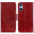 For Sony Xperia 5 V Nappa Texture Flip Leather Phone Case(Red) - 1