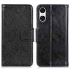 For Sony Xperia 10 VI Nappa Texture Flip Leather Phone Case(Black) - 1