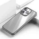 For iPhone 15 Pro iPAKY Dawn Series Transparent PC+TPU Phone Case(Grey) - 1