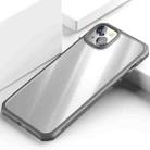 For iPhone 15 Plus iPAKY Dawn Series Transparent PC+TPU Phone Case(Grey) - 1