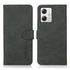 For Motorola Moto G54 5G KHAZNEH Matte Texture Leather Phone Case(Green) - 1