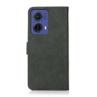 For Motorola Moto G85 KHAZNEH Matte Texture Leather Phone Case(Green) - 3
