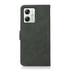 For Motorola Moto G64 5G KHAZNEH Matte Texture Leather Phone Case(Green) - 3