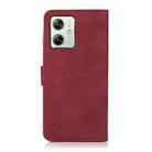 For Motorola Moto G64 5G KHAZNEH Matte Texture Leather Phone Case(Red) - 3