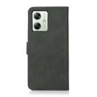 For Motorola Moto G54 India KHAZNEH Matte Texture Leather Phone Case(Green) - 3