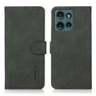 For Motorola Edge 50 5G Global KHAZNEH Matte Texture Leather Phone Case(Green) - 1