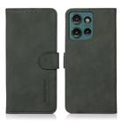 For Motorola Edge 50 Neo KHAZNEH Matte Texture Leather Phone Case(Green) - 1