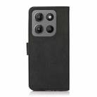 For Motorola Moto G15 4G / G05 KHAZNEH Matte Texture Leather Phone Case(Black) - 3