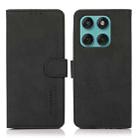For Motorola Edge 60 Fusion KHAZNEH Matte Texture Leather Phone Case(Black) - 1