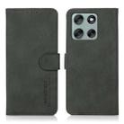 For Motorola Moto G56 5G KHAZNEH Matte Texture Leather Phone Case(Green) - 1