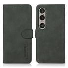 For Sony Xperia 1 IV KHAZNEH Matte Texture Leather Phone Case(Green) - 1