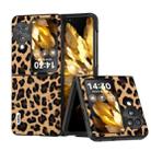For OPPO Find N3 Flip ABEEL Black Edge Leopard Phone Case(Leopard Print) - 1
