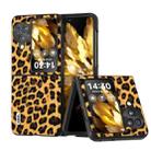 For OPPO Find N3 Flip ABEEL Black Edge Leopard Phone Case(Golden Leopard) - 1