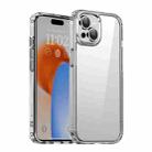 For iPhone 15 Plus iPAKY XJ Series Transparent PC+TPU Phone Case - 1