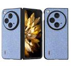 For OPPO Find N3 ABEEL Diamond Black Edge Phone Case(Sapphire Blue) - 1