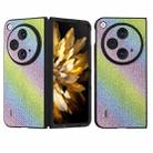 For OPPO Find N3 ABEEL Diamond Black Edge Phone Case(Rainbow Diamond) - 1
