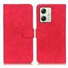 For Motorola Moto G64 5G KHAZNEH Retro Texture Leather Phone Case(Red) - 1