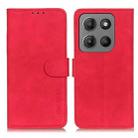 For Motorola Moto G15 4G / G05 KHAZNEH Retro Texture Leather Phone Case(Red) - 1