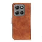 For Motorola Moto G15 4G / G05 KHAZNEH Retro Texture Leather Phone Case(Brown) - 3