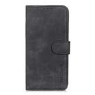 For Motorola Edge 60 Fusion KHAZNEH Retro Texture Leather Phone Case(Black) - 2
