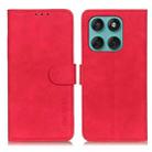 For Motorola Edge 60 Fusion KHAZNEH Retro Texture Leather Phone Case(Red) - 1
