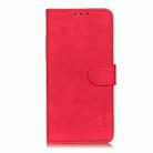 For Motorola Edge 60 Fusion KHAZNEH Retro Texture Leather Phone Case(Red) - 2