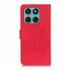 For Motorola Edge 60 Fusion KHAZNEH Retro Texture Leather Phone Case(Red) - 3