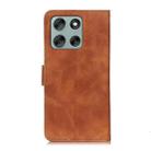 For Motorola Moto G56 5G KHAZNEH Retro Texture Leather Phone Case(Brown) - 3