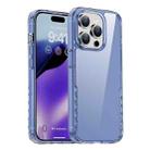 For iPhone 15 Pro iPAKY YG Series Transparent PC+TPU Phone Case(Transparent Blue) - 1