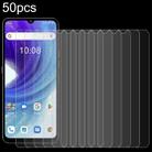 For UMIDIGI A15T 50pcs 0.26mm 9H 2.5D Tempered Glass Film - 1