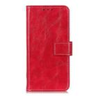 For Motorola Edge 50 Retro Crazy Horse Texture Leather Phone Case(Red) - 3