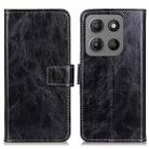 For Motorola Moto G15 4G / G05 Retro Crazy Horse Texture Leather Phone Case(Black) - 1