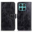 For Motorola Edge 60 Fusion Retro Crazy Horse Texture Leather Phone Case(Black) - 1