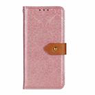 For Motorola Moto G15 4G / G05 European Floral Embossed Flip Leather Phone Case(Pink) - 2