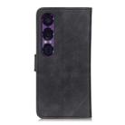 For Sony Xperia 1 VII KHAZNEH Retro Texture Horizontal Flip Leather Phone Case(Black) - 3