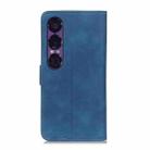 For Sony Xperia 1 VII KHAZNEH Retro Texture Horizontal Flip Leather Phone Case(Blue) - 3