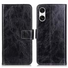 For Sony Xperia 10 VI Retro Crazy Horse Texture Horizontal Flip Leather Phone Case(Black) - 1