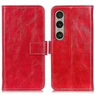 For Sony Xperia 1 VI Retro Crazy Horse Texture Horizontal Flip Leather Phone Case(Red) - 1