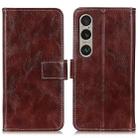 For Sony Xperia 1 VI Retro Crazy Horse Texture Horizontal Flip Leather Phone Case(Brown) - 1