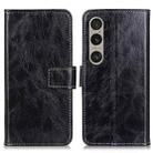 For Sony Xperia 1 VI Retro Crazy Horse Texture Horizontal Flip Leather Phone Case(Black) - 1