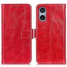 For Sony Xperia 5 VI Retro Crazy Horse Texture Horizontal Flip Leather Phone Case(Red) - 1