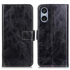 For Sony Xperia 5 VI Retro Crazy Horse Texture Horizontal Flip Leather Phone Case(Black) - 1