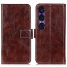 For Sony Xperia 1 VII Retro Crazy Horse Texture Horizontal Flip Leather Phone Case(Brown) - 1